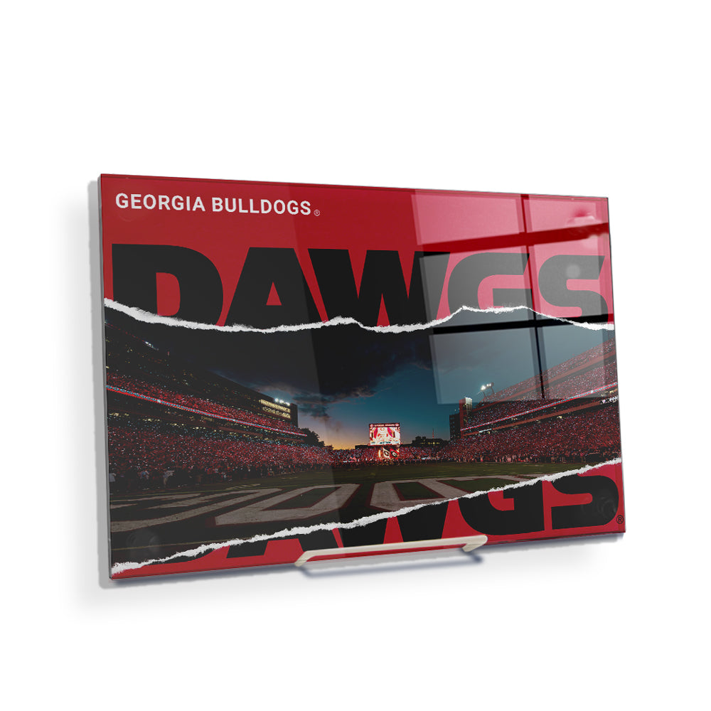 Georgia Bulldogs - Georgia Entering the Field - College Wall Art #Canvas
