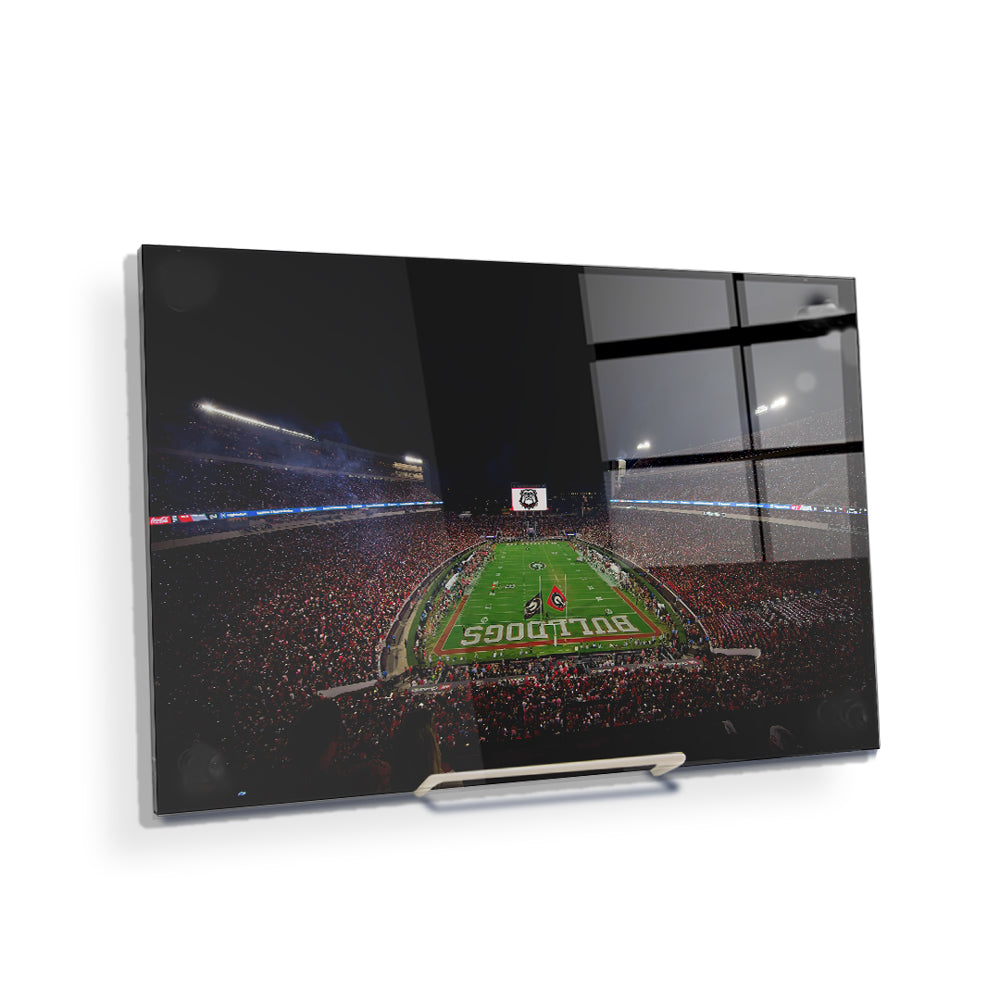Georgia Bulldogs - Georgia Bulldogs Score - College Wall Art #Canvas