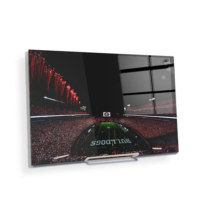 Georgia Bulldogs - Between the Hedges - College Wall Art #Acrylic Mini