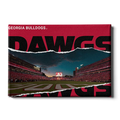 Georgia Bulldogs - Georgia Entering the Field - College Wall Art #Canvas