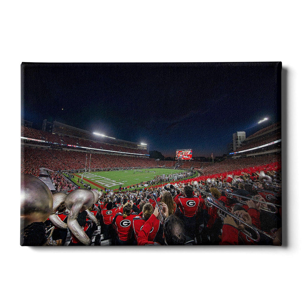 Georgia Bulldogs - Redcoat Third Down - College Wall Art #Canvas