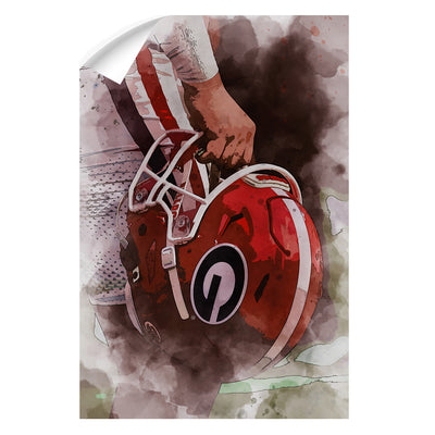 Georgia Bulldogs - Georgia Ready for Battle - College Wall Art #Wall Decal