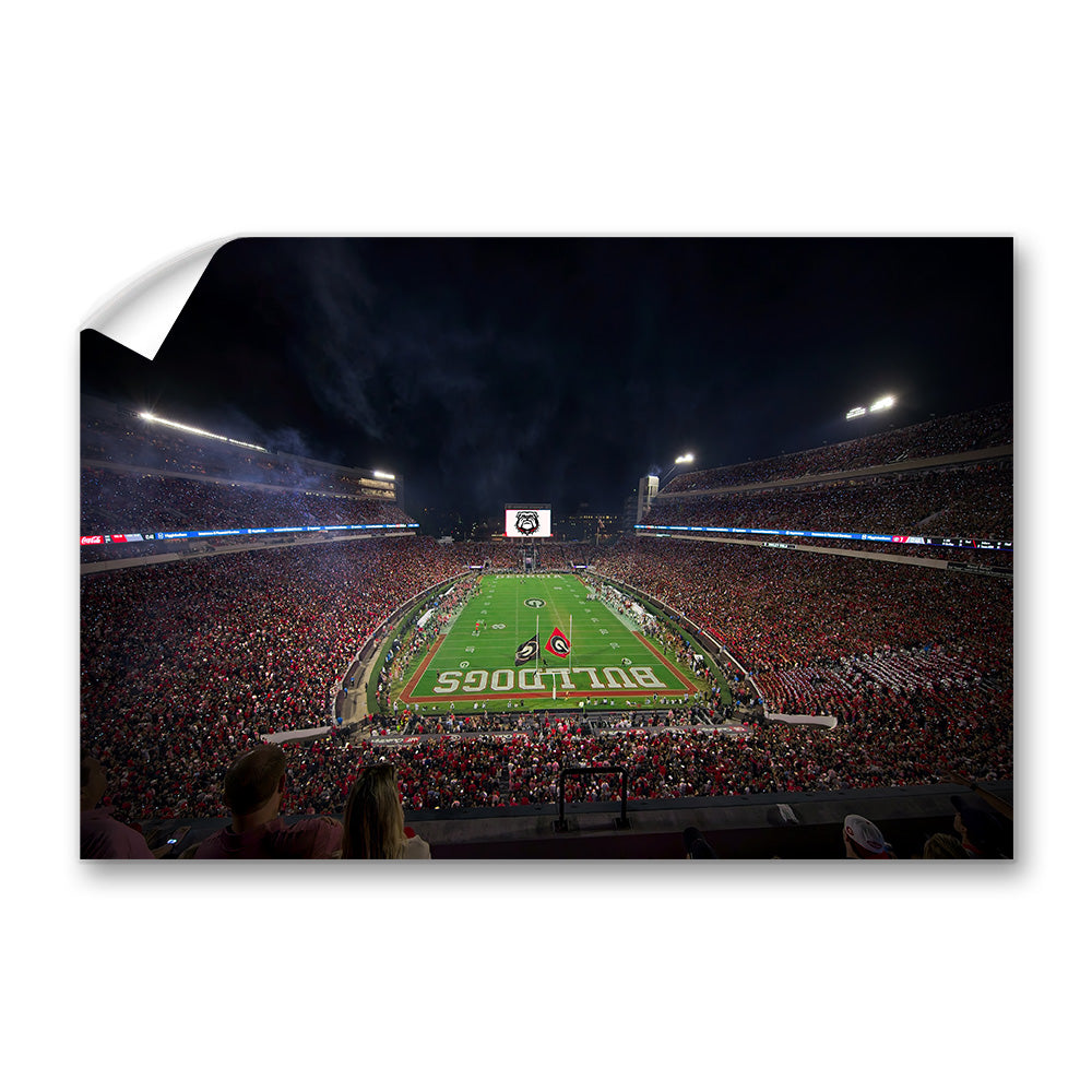 Georgia Bulldogs - Georgia Bulldogs Score - College Wall Art #Canvas