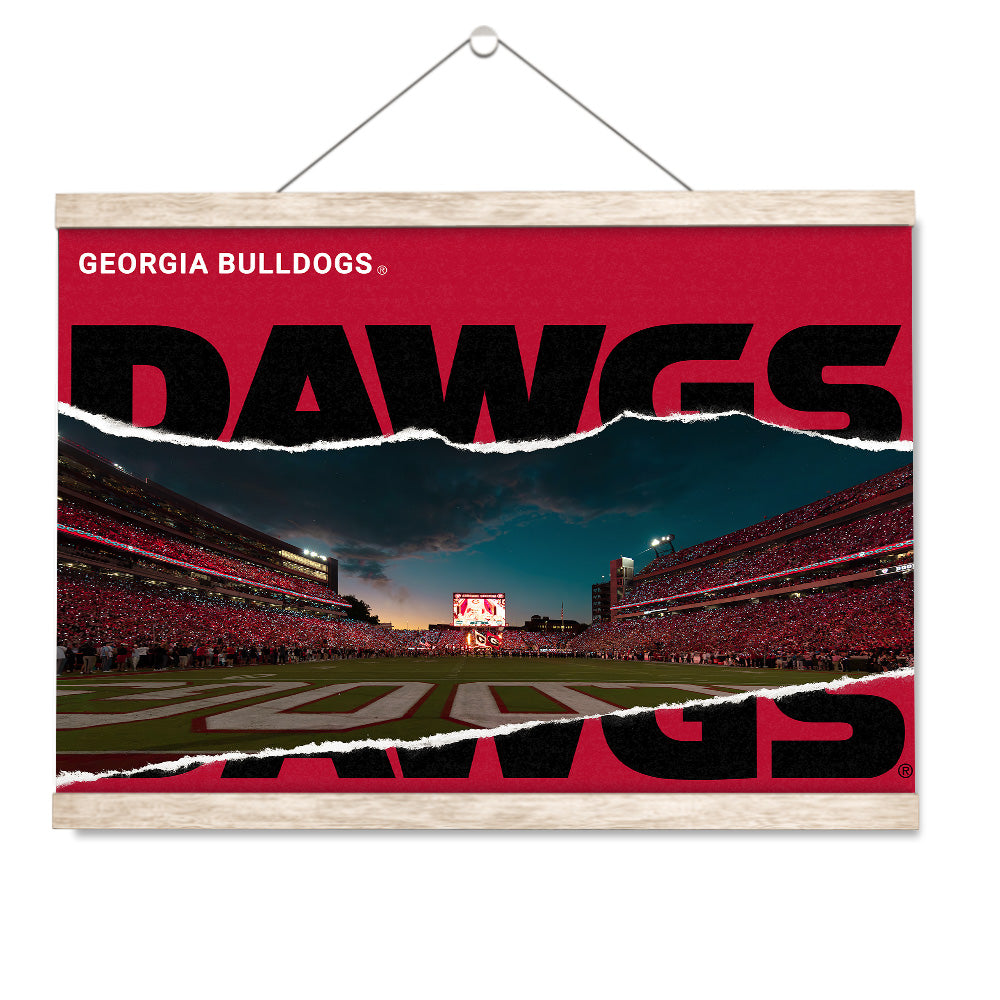 Georgia Bulldogs - Georgia Entering the Field - College Wall Art #Canvas