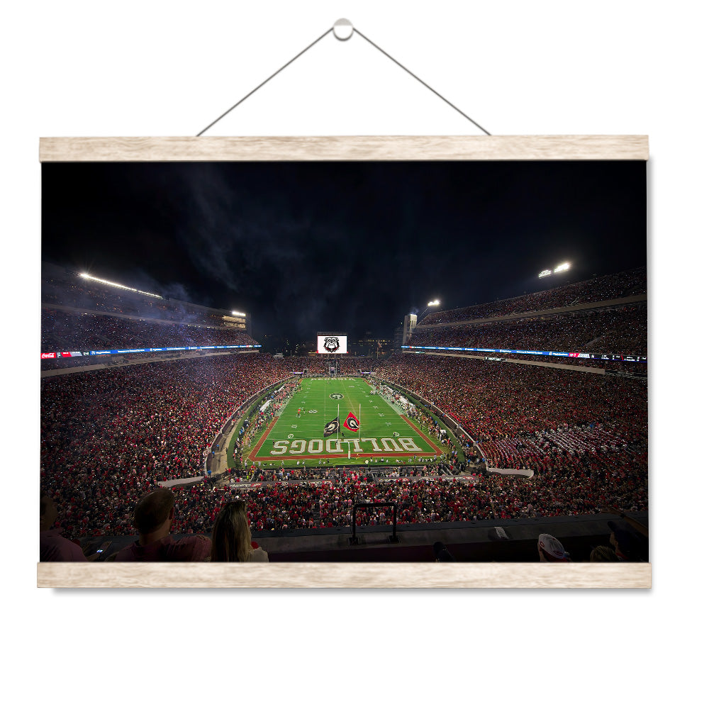 Georgia Bulldogs - Georgia Bulldogs Score - College Wall Art #Canvas
