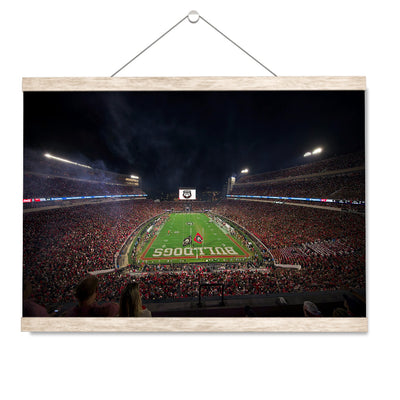Georgia Bulldogs - Georgia Bulldogs Score - College Wall Art #Hanging Canvas