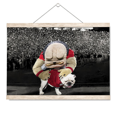 Boom and Hairy under the 4th Quarter Lights - College Wall Art #Hanging Canvas