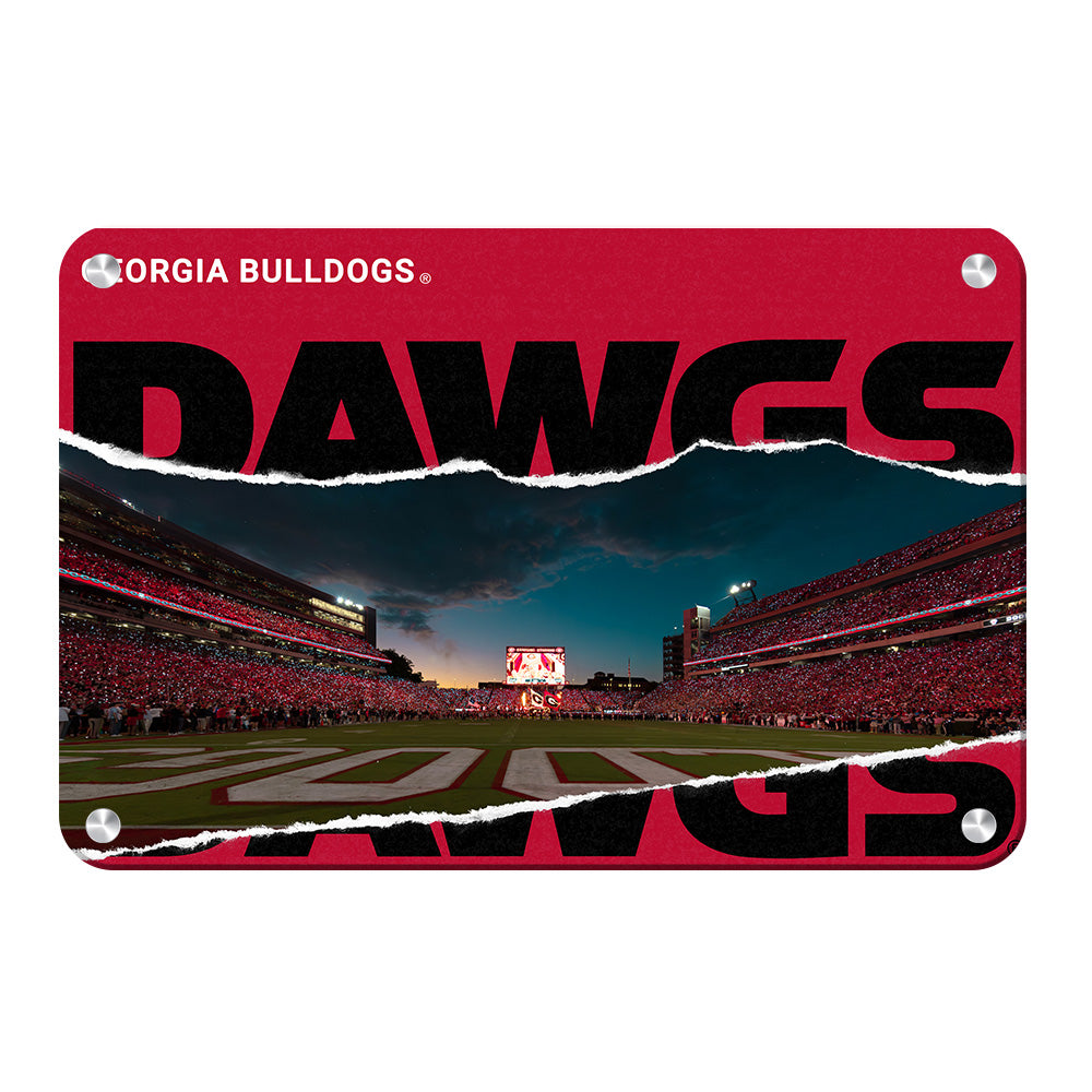 Georgia Bulldogs - Georgia Entering the Field - College Wall Art #Canvas