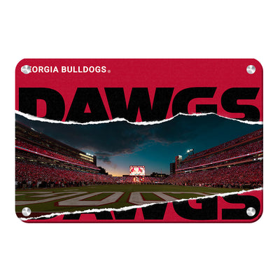 Georgia Bulldogs - Georgia Entering the Field - College Wall Art #Metal