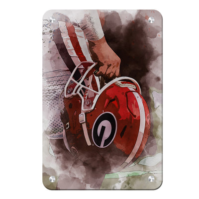 Georgia Bulldogs - Georgia Ready for Battle - College Wall Art #Metal