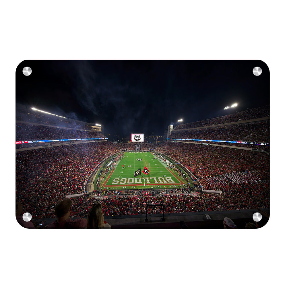 Georgia Bulldogs - Georgia Bulldogs Score - College Wall Art #Canvas