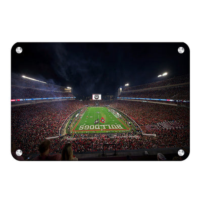 Georgia Bulldogs - Georgia Bulldogs Score - College Wall Art #Metal