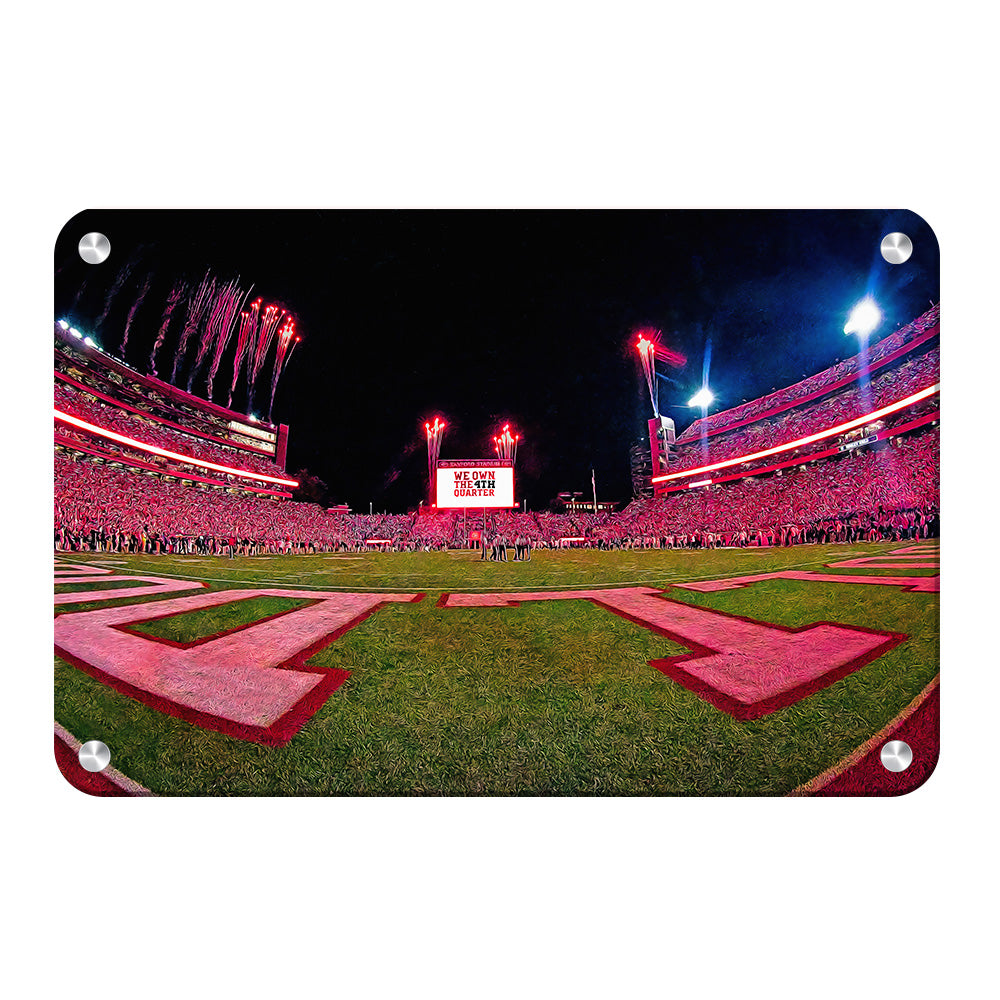 Georgia Bulldogs - We Own the 4th Quarter Oil Painting - College Wall Art #Canvas