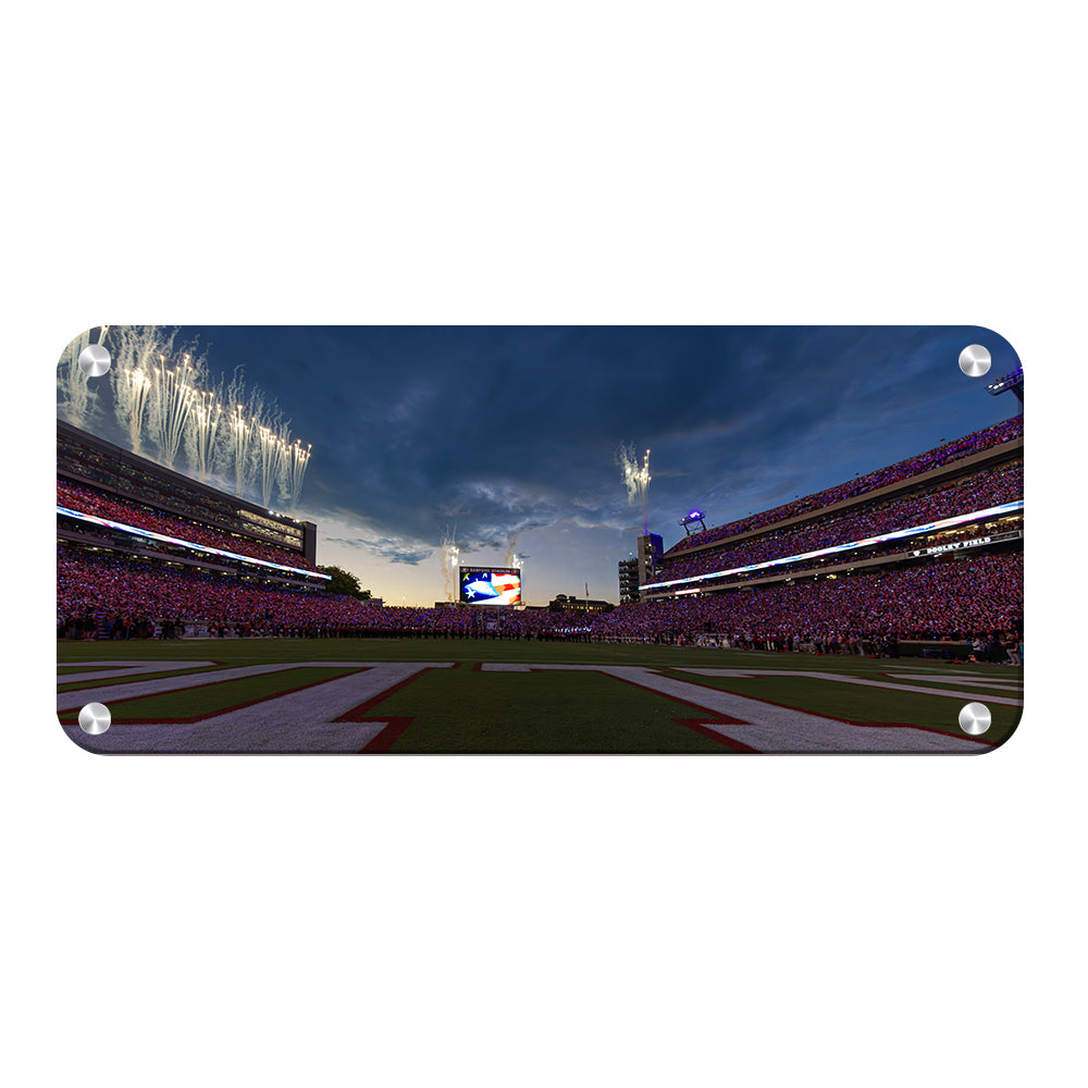 Georgia Bulldogs - National Anthem Panoramic - College Wall Art #Canvas