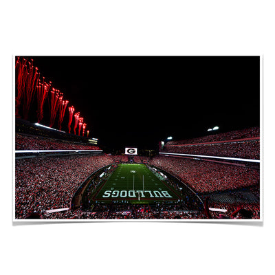 Georgia Bulldogs - Between the Hedges - College Wall Art #Poster