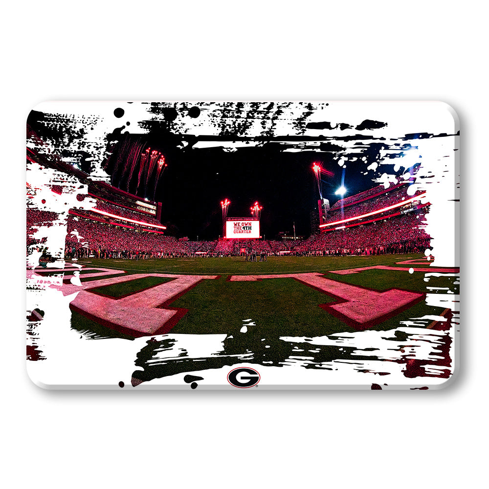 Georgia Bulldogs - We Own the 4th Quarter Paint - College Wall Art #Canvas