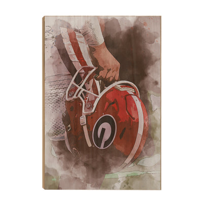 Georgia Bulldogs - Georgia Ready for Battle - College Wall Art #Wood