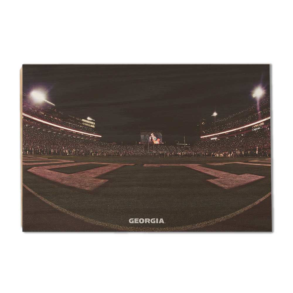 Georgia Bulldogs - 4th Quarter - College Wall Art #Canvas