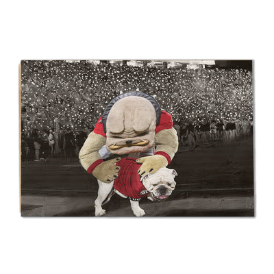 Boom and Hairy under the 4th Quarter Lights - College Wall Art #Wood
