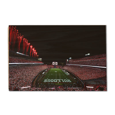 Georgia Bulldogs - Between the Hedges - College Wall Art #Wood