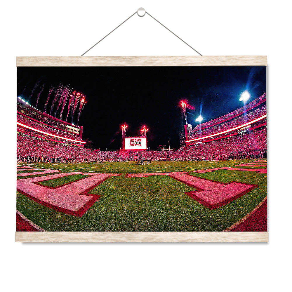 Georgia Bulldogs - We Own the 4th Quarter Oil Painting - College Wall Art #Canvas