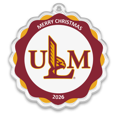 Louisiana Monroe Warhawks - ULM 2026 Christmas Ornament