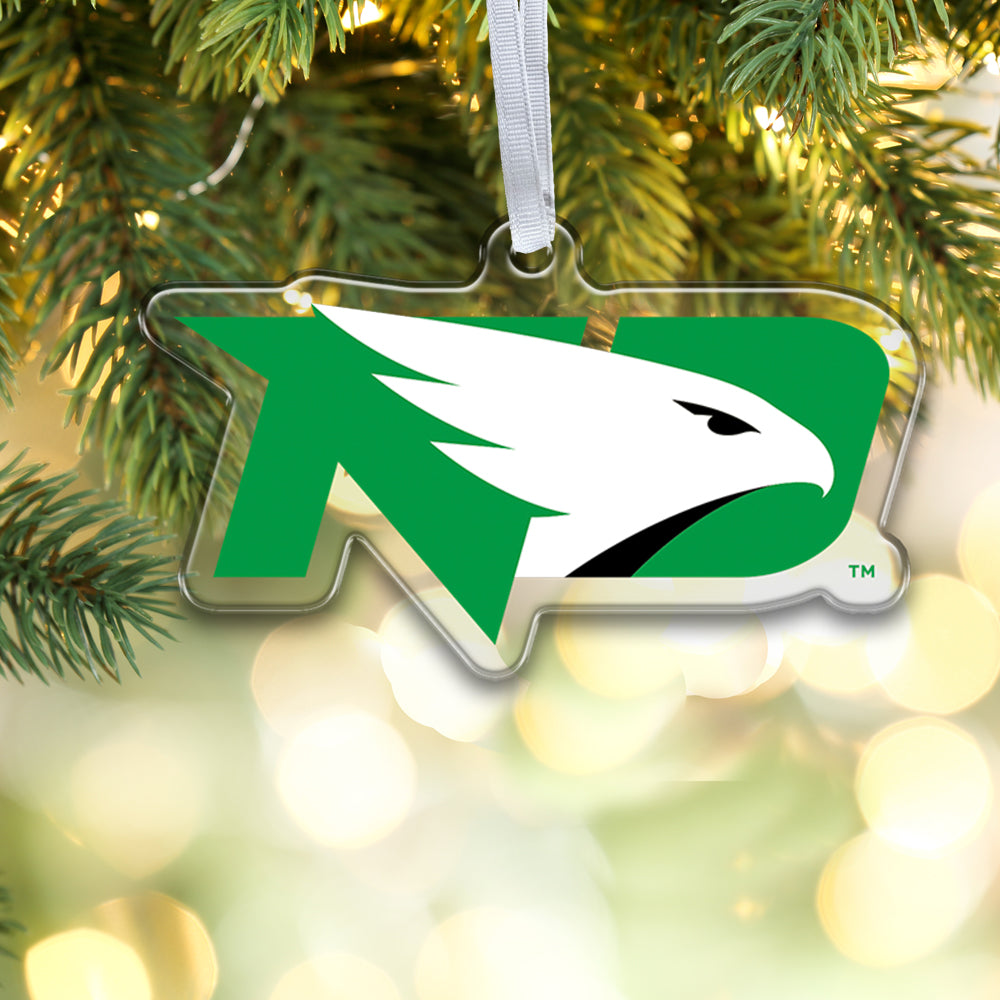North Dakota Fighting Hawks - North Dakota Logo Ornament & Bag Tag