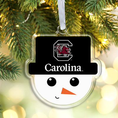 South Carolina Gamecocks - USC Snowman Face Ornament