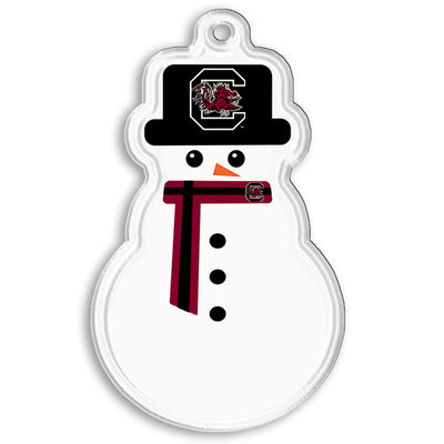 South Carolina Gamecocks - USC Snowman Ornament