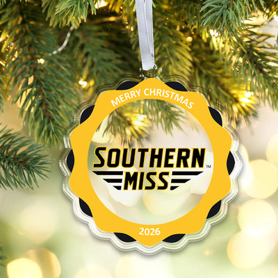 Southern Miss Golden Eagles - Southern Miss Christmas 2026 Ornament