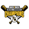 Southern Miss Golden Eagles - Back 2 Back Sun Belt Tournament Champions Logo Dimensional Wall Art