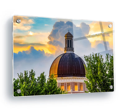 Southern Miss Golden Eagles - Evening Dome - College Wall Art #Acrylic