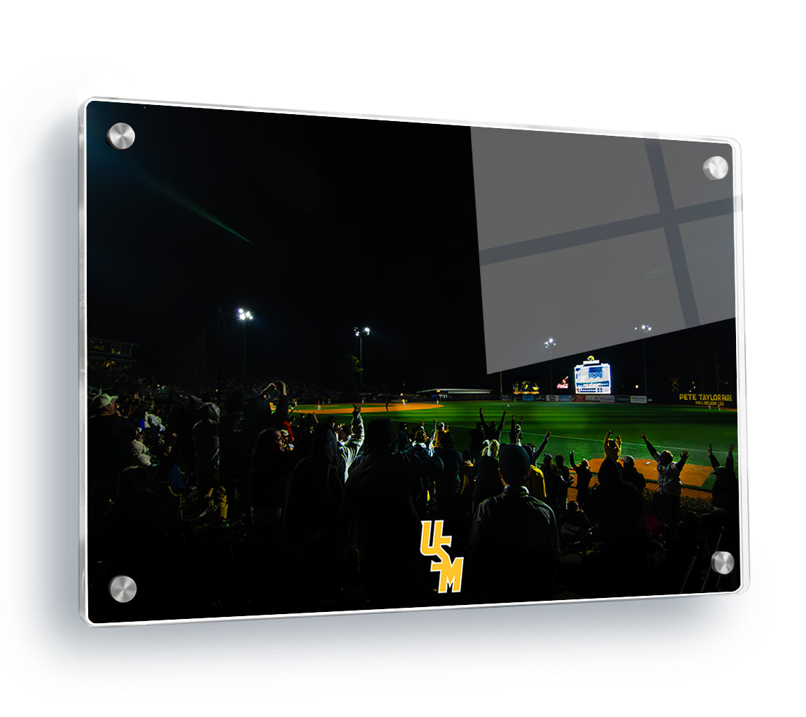Southern Miss Golden Eagles - Grand Slam from the Right Field Roost - College Wall Art #Canvas