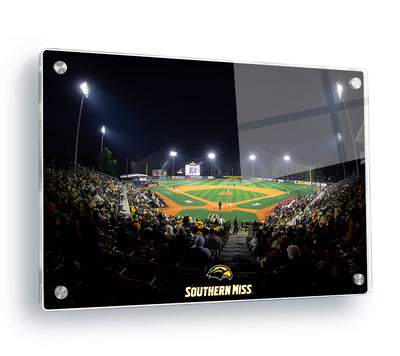 Southern Miss Golden Eagles - Pete Taylor Park - College Wall Art #Acrylic