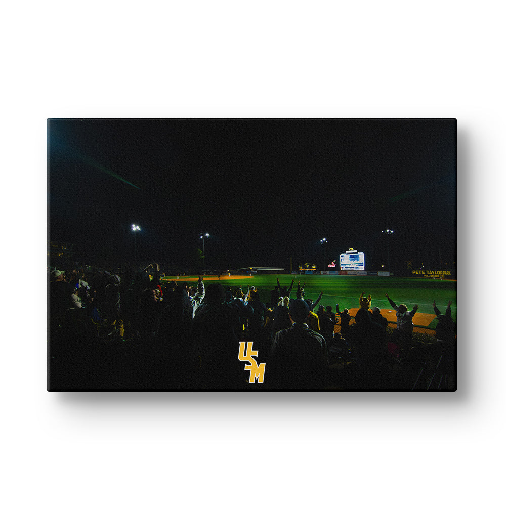 Southern Miss Golden Eagles - Grand Slam from the Right Field Roost - College Wall Art #Canvas