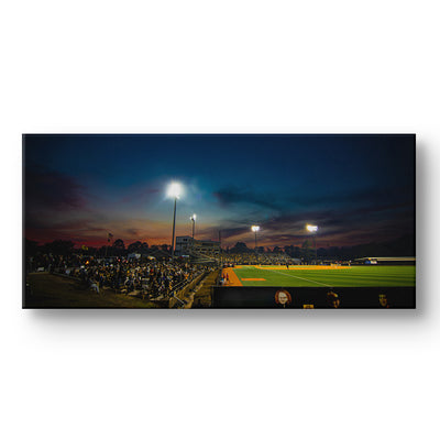 Southern Miss Golden Eagles - Pete Taylor Park Sunset Panoramic - College Wall Art #Canvas