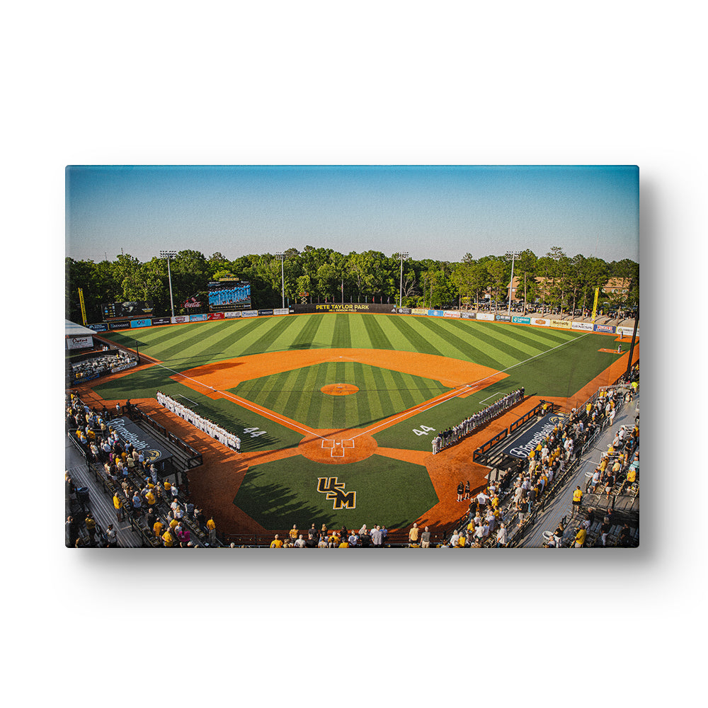 Southern Miss Golden Eagles - Pete Taylor Park - College Wall Art #Canvas