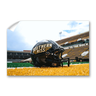 Southern Miss Golden Eagles - Southern Miss Football Helmet - College Wall Art #Wall Murals