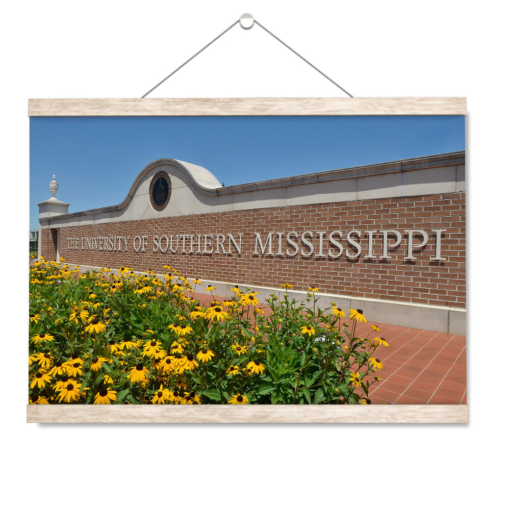 Southern Miss Golden Eagles - The University of Southern Mississippi Centennial Gateway - College Wall Art #Canvas