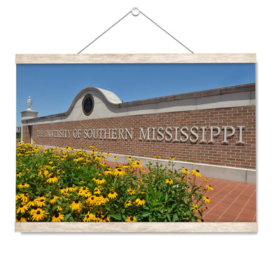 Southern Miss Golden Eagles - The University of Southern Mississippi Centennial Gateway - College Wall Art #Hanging Canvas