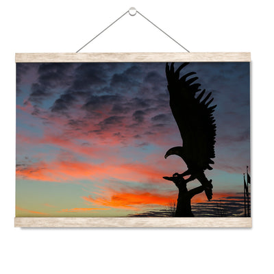 Southern Miss Golden Eagles - Lofty Sunset - College Wall Art #Hanging Canvas