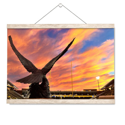Southern Miss Golden Eagles - The Rock Sunset - College Wall Art #Hanging Canvas