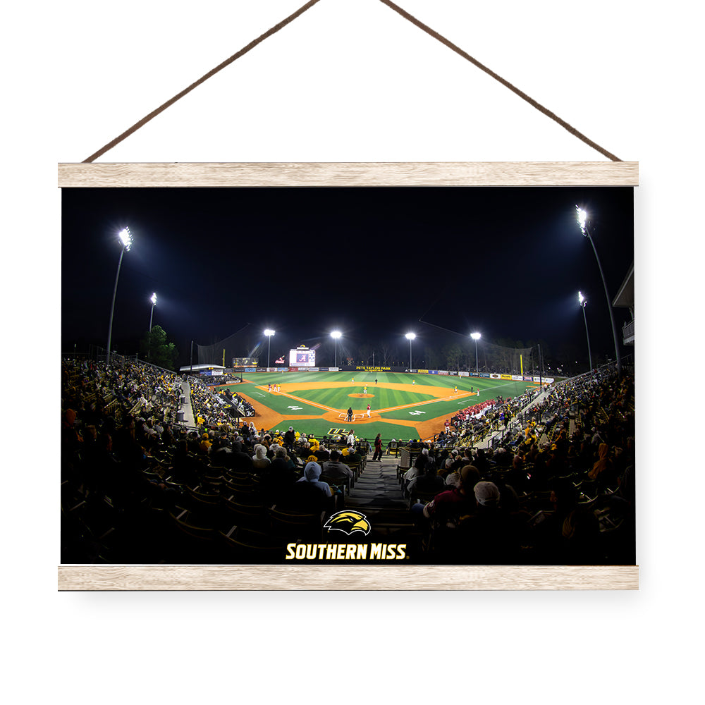 Southern Miss Golden Eagles - Pete Taylor Park - College Wall Art #Canvas