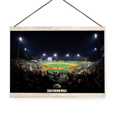 Southern Miss Golden Eagles - Pete Taylor Park - College Wall Art #Hanging Canvas