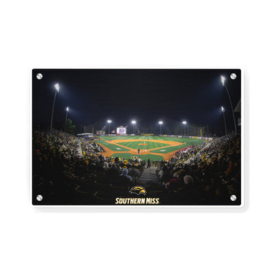 Southern Miss Golden Eagles - Pete Taylor Park - College Wall Art #Metal