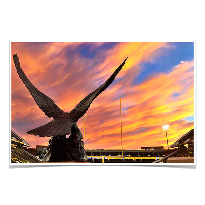 Southern Miss Golden Eagles - The Rock Sunset - College Wall Art #Photo Posters