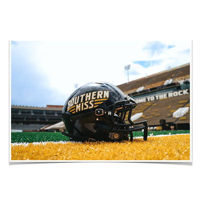 Southern Miss Golden Eagles - Southern Miss Football Helmet - College Wall Art #Photo Posters