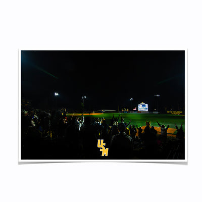 Southern Miss Golden Eagles - Grand Slam from the Right Field Roost - College Wall Art #Photo Posters