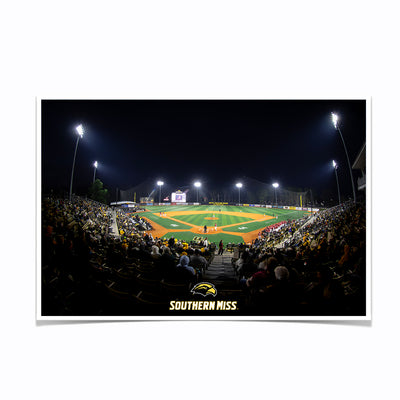 Southern Miss Golden Eagles - Pete Taylor Park - College Wall Art #Photo Posters