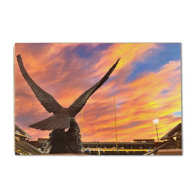 Southern Miss Golden Eagles - The Rock Sunset - College Wall Art #Wood